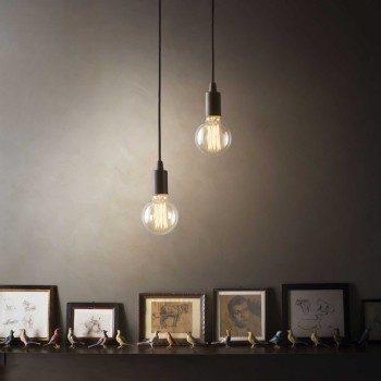 Pendul EDISON SP1, 113319, Ideal Lux, negru - 1