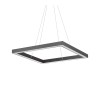 Lustra ORACLE Square D70, 245713 Ideal Lux, LED 43W, negru