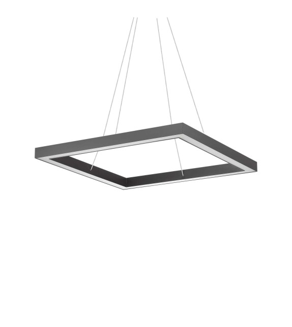 Lustra ORACLE Square D70, 245713 Ideal Lux, LED 43W, negru - 1