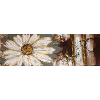 Tablou pictat manual Margaret, dimensiunea 50x150cm - 1