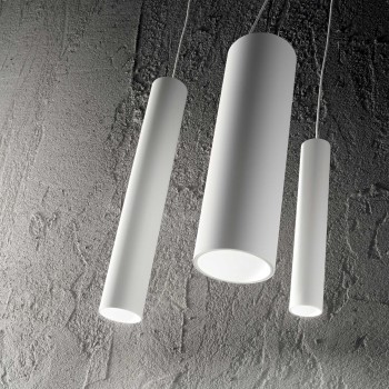 Pendul TUBE, 211701, Ideal Lux, LED 9W, alb - 1