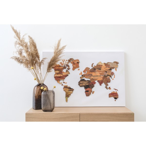 Tablou pictat manual World, dimensiunea 60x90cm - 1