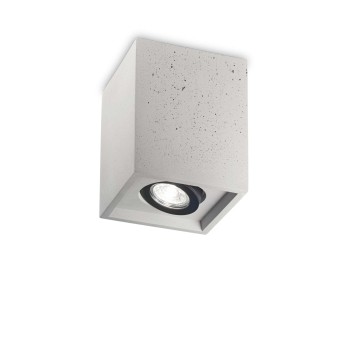 Spot OAK PL1 square, 150475, Ideal Lux, beton - 1