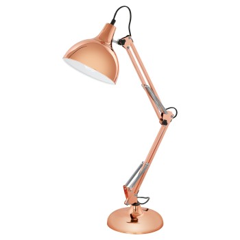 Lampa de birou BORGILLIO 94704 EGLO, E27 1X40W, Otel, Cupru - 1