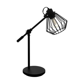 Lampa de birou TABILLANO 1 99019 EGLO, E27 1X40W, Otel, Negru - 1