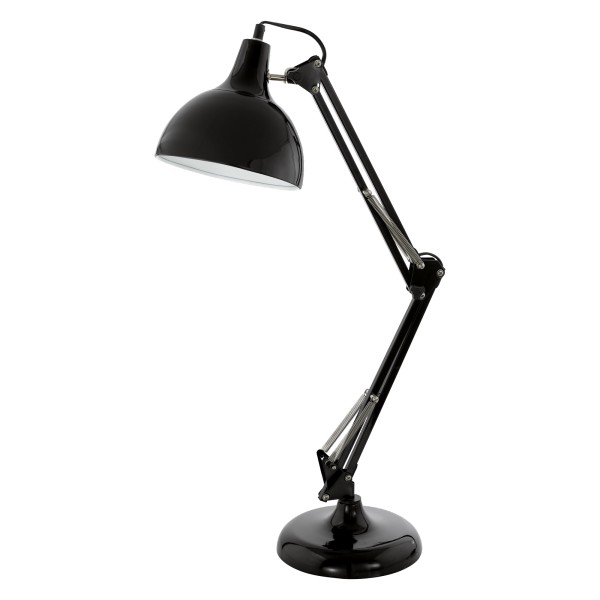 Lampa de birou BORGILLIO 94697 EGLO, E27 1X40W, Otel, Negru - 1