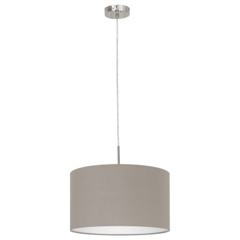 Pendul PASTERI 31572 EGLO, E27 1X60W, Ø380mm, Gri Maroniu - 1