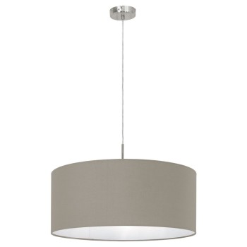 Pendul PASTERI 31576 EGLO, E27 1X60W, Ø530mm, Gri Maroniu - 1
