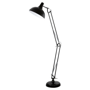 Lampa de podea BORGILLIO 94698 EGLO, E27 1X40W, Otel, Negru - 1