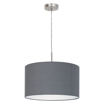 Pendul PASTERI 31573 EGLO, E27 1X60W, Ø380mm, Gri - 1