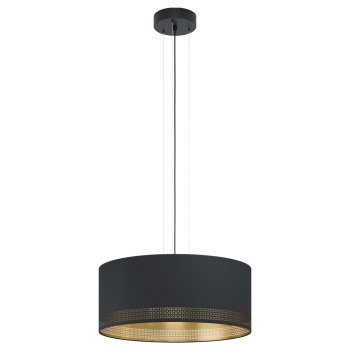 Pendul ESTEPERRA 99274 EGLO, E27 3X40W, Ø530mm, Negru, Auriu - 1