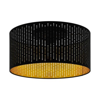 Plafoniera VARILLAS 98311 EGLO, E27 1X40W, Ø475mm, Negru, Auriu - 1