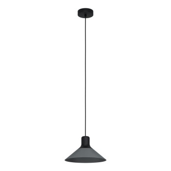 Pendul ABREOSA 99511 EGLO, E27 1x28W, Otel, Negru, Gri - 1