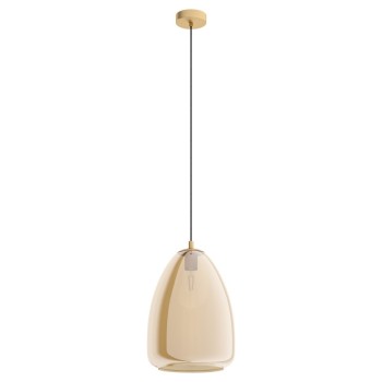 Pendul ALOBRASE 98647 EGLO, E27 1X40W, Ø300mm, Chihlimbar - 1