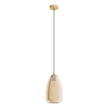 Pendul ALOBRASE 98648 EGLO, E27 1X40W, Ø200mm, Chihlimbar - 1
