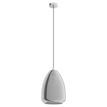 Pendul ALOBRASE 98614 EGLO, E27 1X40W, Ø300mm, Negru Transparent - 1