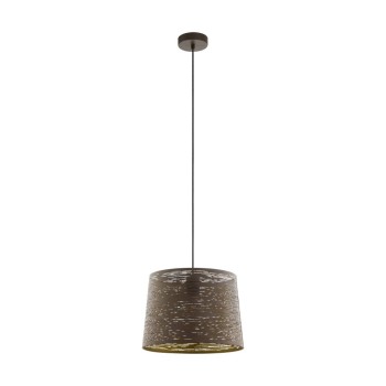 Pendul SEGEZIA 99439 EGLO, E27 1x40W, Otel, Maro, Auriu - 1