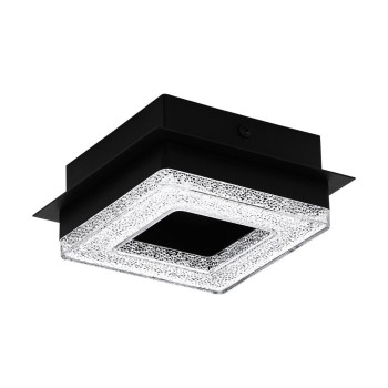 Plafoniera FRADELO 1 99324 EGLO, LED 1X3.2W, 400lm, 3000K, Negru, Transparent - 1