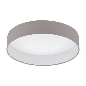 Plafoniera PALOMARO 1 96539 EGLO, LED 18W, 2000lm, 3000K, Ø405mm, Textil, Gri Maroniu - 1
