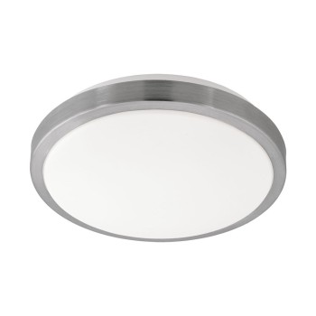 Plafoniera COMPETA 1 96033 EGLO, LED 18W, 2200lm, 3000K, Ø325mm, Otel, Alb, Nichel Mat - 1