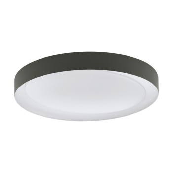 Plafoniera LAURITO 99782 EGLO, LED 24W, 2160lm, 3000K, Otel, Alb, Plastic, Gri, Alb - 1