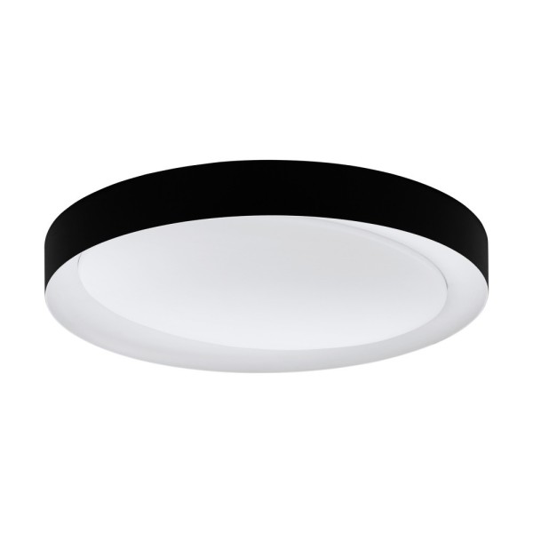 Plafoniera LAURITO 99783 EGLO, LED 24W, 2160lm, 3000K, Otel, Alb, Plastic, Negru, Alb - 1