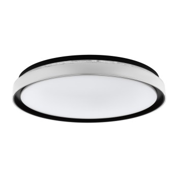 Plafoniera SELUCI 99781 EGLO, LED 4X10W, 4600lm, 2700K, Otel, Negru, Plastic, Alb, Transparent - 1