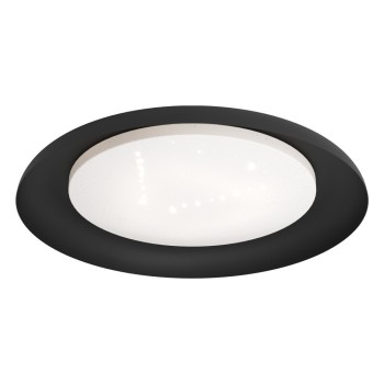 Plafoniera PENJAMO 99703 EGLO, LED 17.1W, 2010lm, 3000K, Otel, Negru, Plastic cu efect de Cristal, Alb - 1