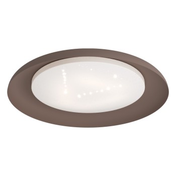 Plafoniera PENJAMO 99703 EGLO, LED 17.1W, 2010lm, 3000K, Otel, Alamă, Plastic cu efect de Cristal, Alb - 1