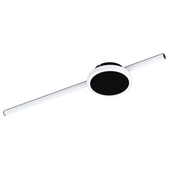 Aplica SARGINTO 99608 EGLO, LED 6.3W, 950lm, 3000K, Otel, Negru, Plastic, Alb - 1