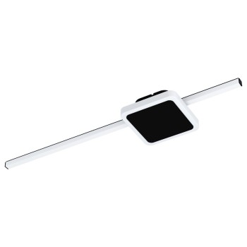 Aplica SARGINTO 99609 EGLO, LED 6.3W, 950lm, 3000K, Otel, Negru, Plastic, Alb - 1