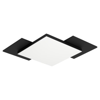 Plafoniera TAMURIA 99655 EGLO, LED 1X10w, 1500lm, 3000K, Otel, Negru, Lemn - 1