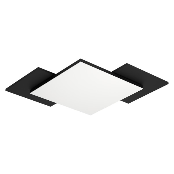 Plafoniera TAMURIA 99656 EGLO, LED 1X20w, 2500lm, 3000K, Otel, Negru, Lemn - 1
