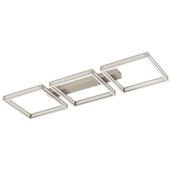 Plafoniera ALTAFLOR 99786 EGLO, LED 12X2,8W, 4560lm, 3000K, Nichel mat - 1