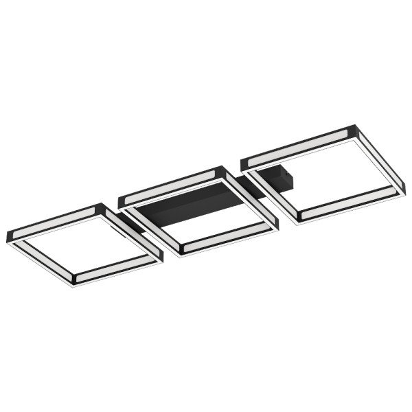 Plafoniera ALTAFLOR 99789 EGLO, LED 12X2,8W, 4560lm, 3000K, Negru - 1