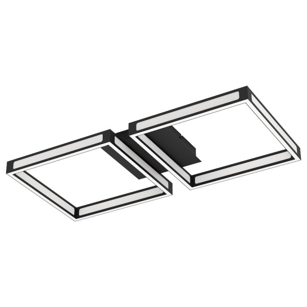 Plafoniera ALTAFLOR 99788 EGLO, LED 8X2,8W, 3040lm, 3000K, Negru - 1