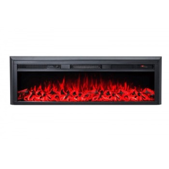 Semineu electric incorporabil ArtFlame TANZANIA LUX, 1355 x 440 x 390 mm, negru, cu telecomanda - 1
