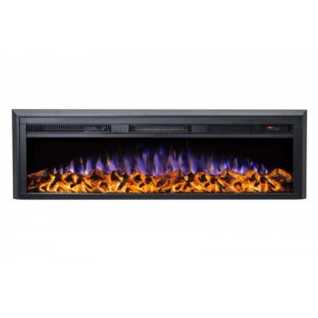 Semineu electric incorporabil ArtFlame TANZANIA LUX, 1355 x 440 x 390 mm, negru, cu telecomanda - 1
