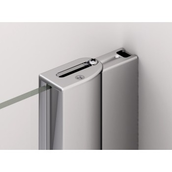 Cabina de dus SanSwiss FUN FUD212005007, 120x40xH200cm, profil crom, sticla securizata 6mm - 1