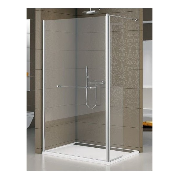 Cabina de dus SanSwiss FUN FUD212005007, 120x40xH200cm, profil crom, sticla securizata 6mm - 1