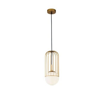 Pendul MAYTONI Telford P362PL-01G, D15, E27, 1x40W, gold - 1
