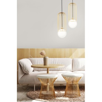 Pendul MAYTONI Telford P363PL-01G, D20, E27, 1x40W, gold - 1