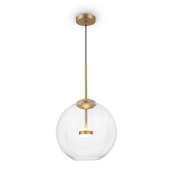 Pendul MAYTONI Cometa MOD056PL-L12G3K, D120, LED, 2899K, 369lm, Transparent - 1