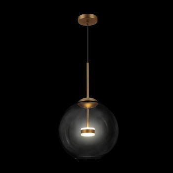 Pendul MAYTONI Cometa MOD056PL-L12G3K, D120, LED, 2899K, 369lm, Transparent - 1