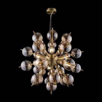 Pendul MAYTONI Bolla MOD133PL-06BS, E27 6X60W, Chihlimbar - 1
