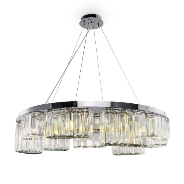 Lustra MAYTONI Colline MOD083PL-09CH, G9 9X40W, Transparent - 1