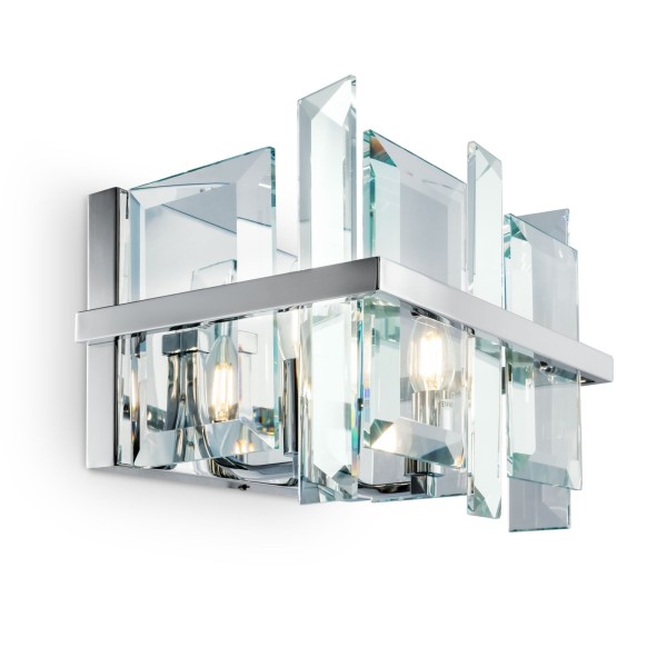 Aplica perete MAYTONI Cerezo MOD201WL-02N, E14 2X40W, Transparent - 1
