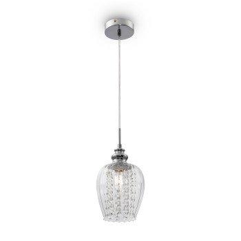 Pendul MAYTONI Blues MOD044-PL-01-N, E14 1X40W, Transparent - 1