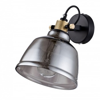 Aplica perete MAYTONI Irving T163-01-C, E27 1X40W, Fumuriu - 1