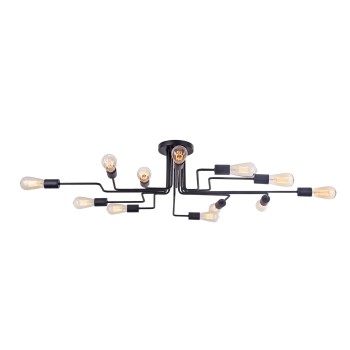 Plafoniera MAYTONI Gilbert T532CL-12B, E27 12X60W, Negru - 1